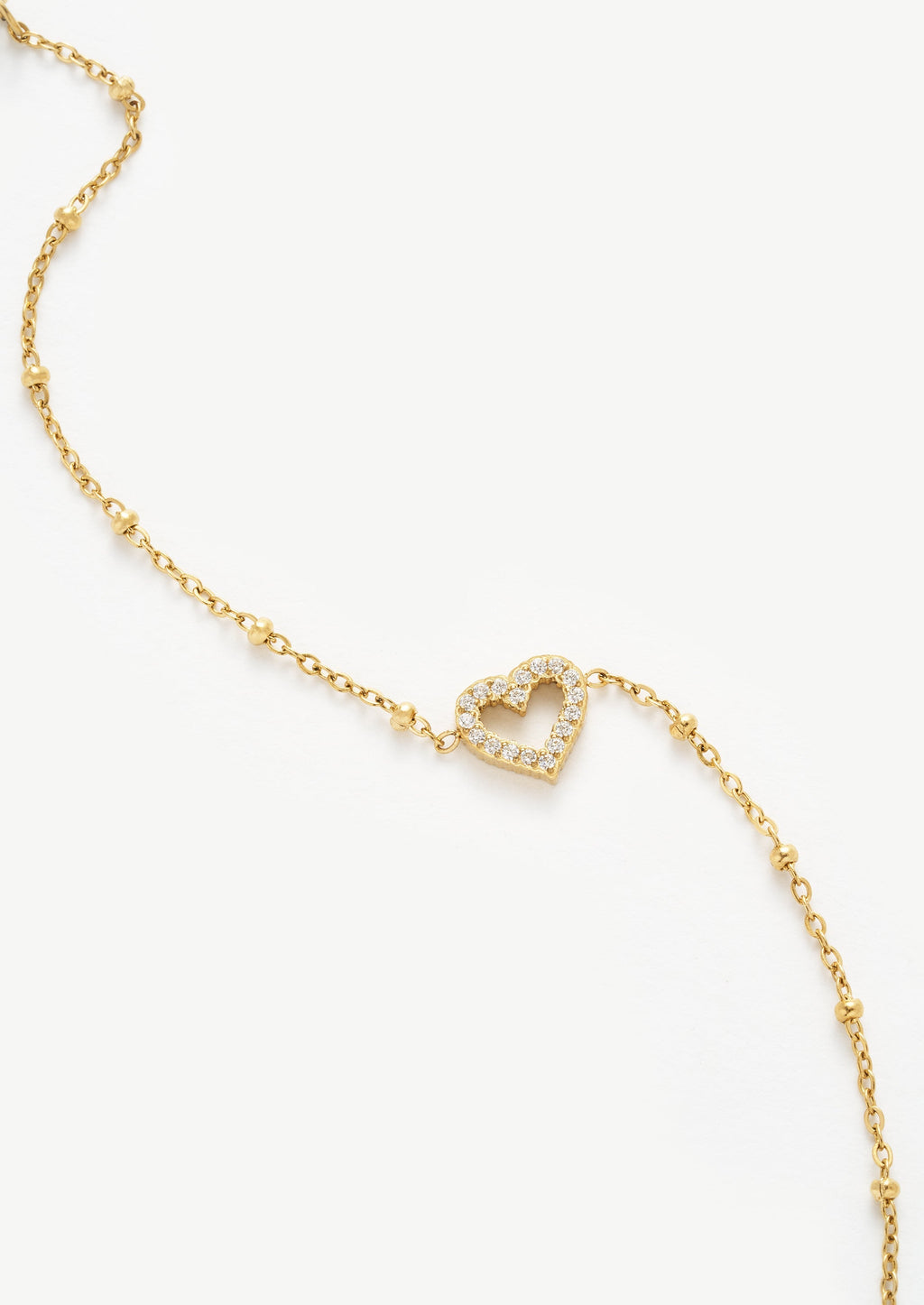 Pave Heart Bracelet