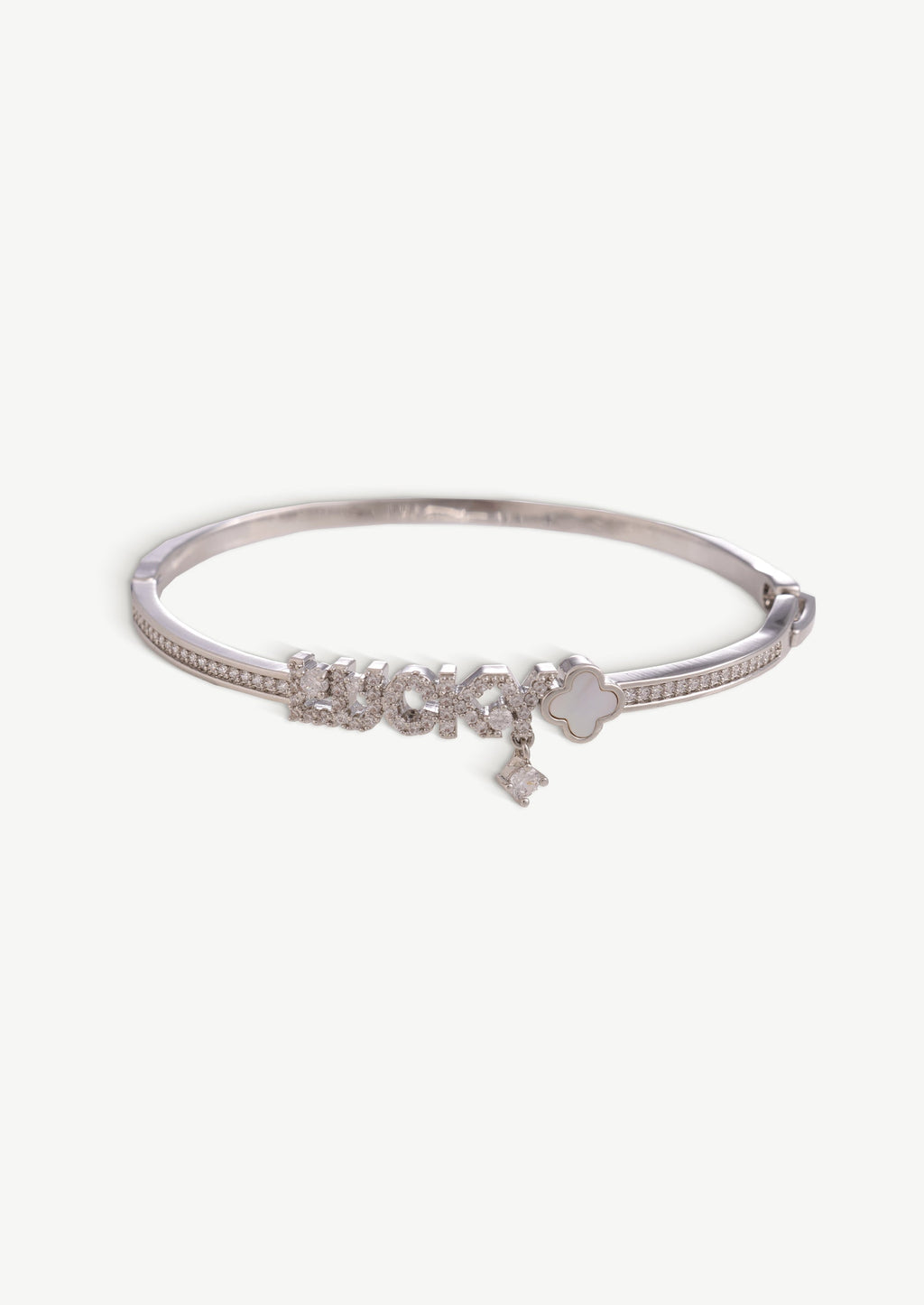 Lucky Clover Bangle Bracelet