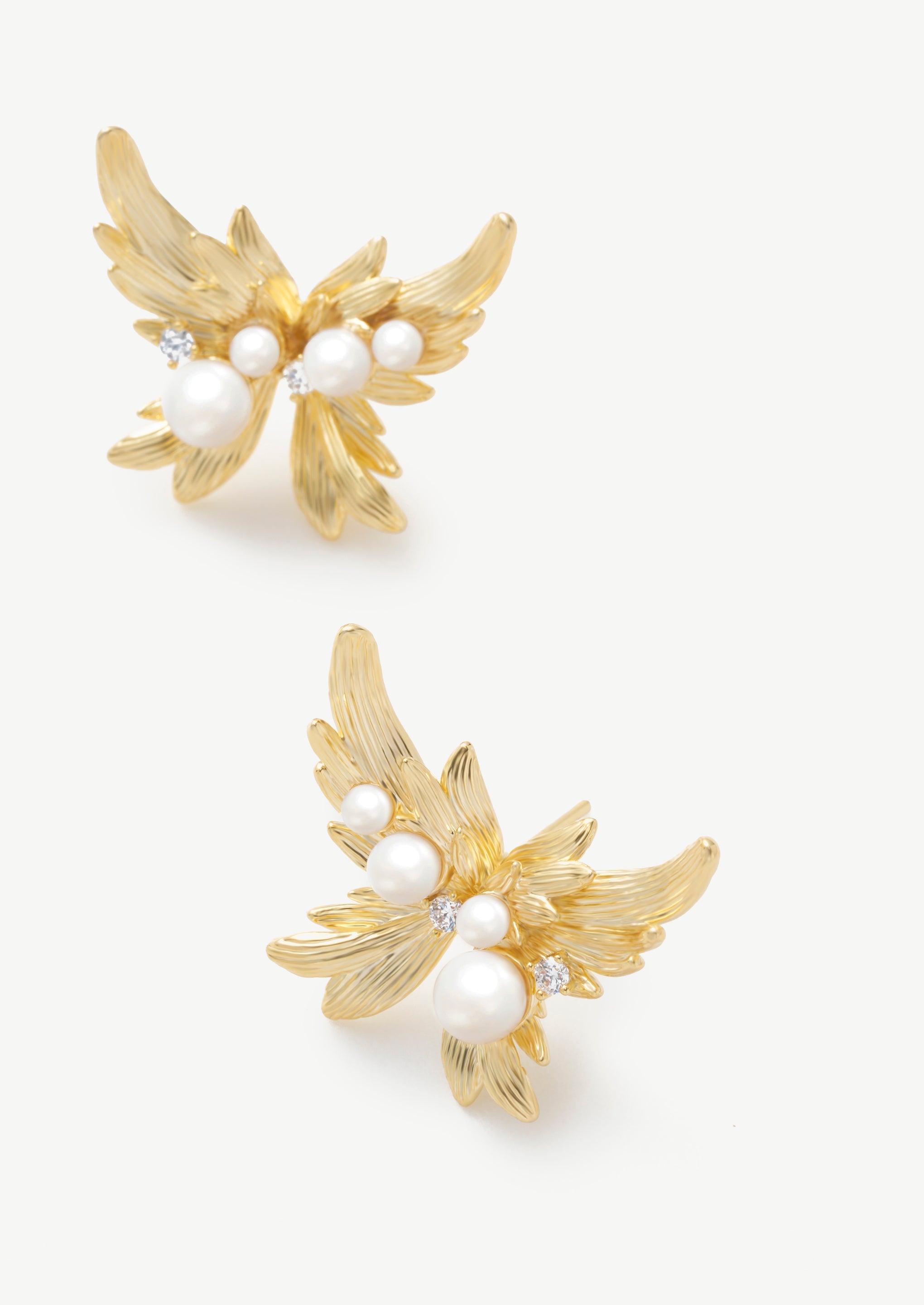 Butterfly Pearl Earrings