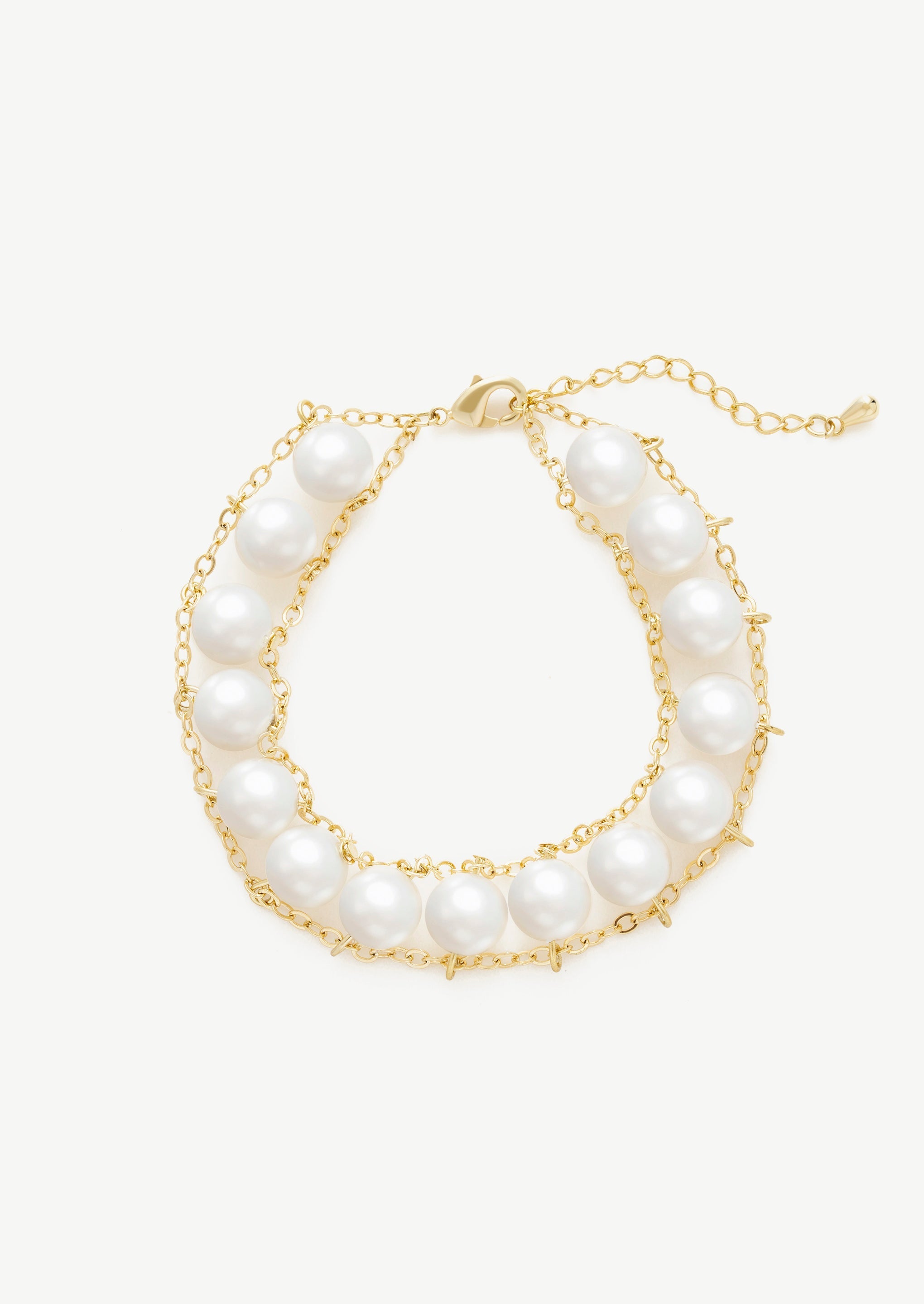 Layered Pearl Bracelet