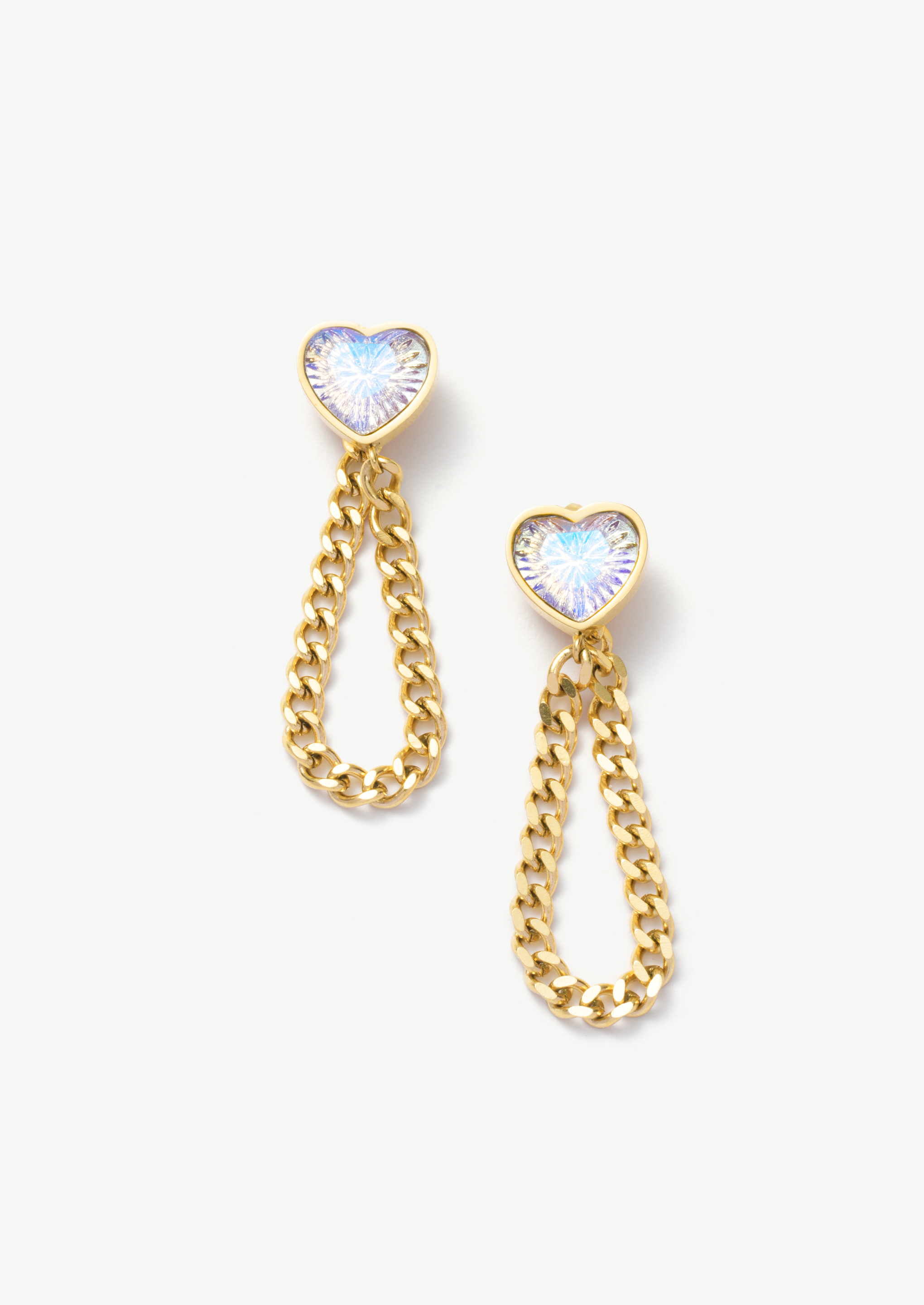 Heart Drop Earrings