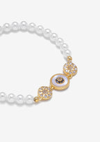 Evil Eye Pearl Bracelet