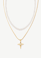 North Star Pearl Double Necklace
