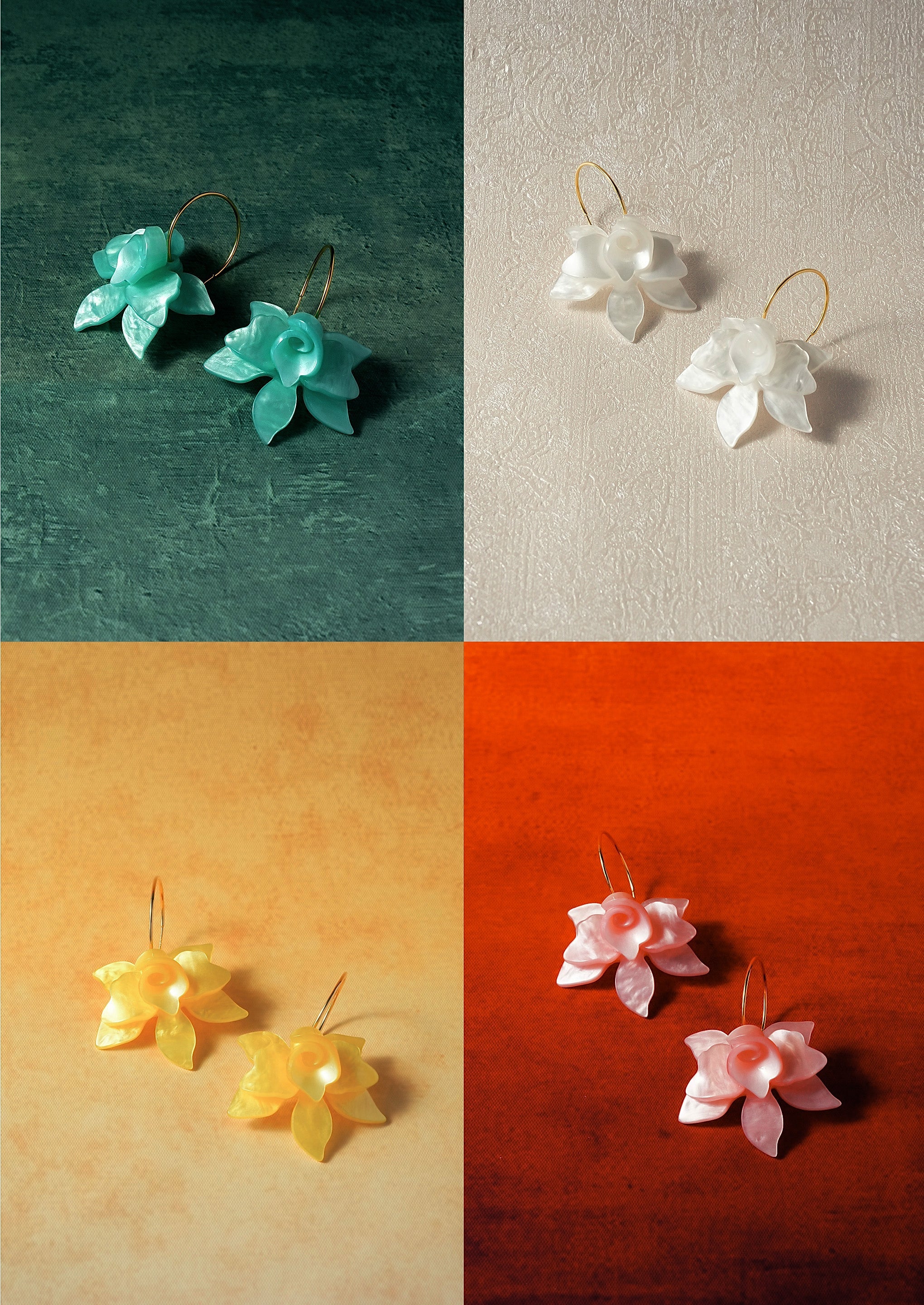 Blossom Hoop Earrings