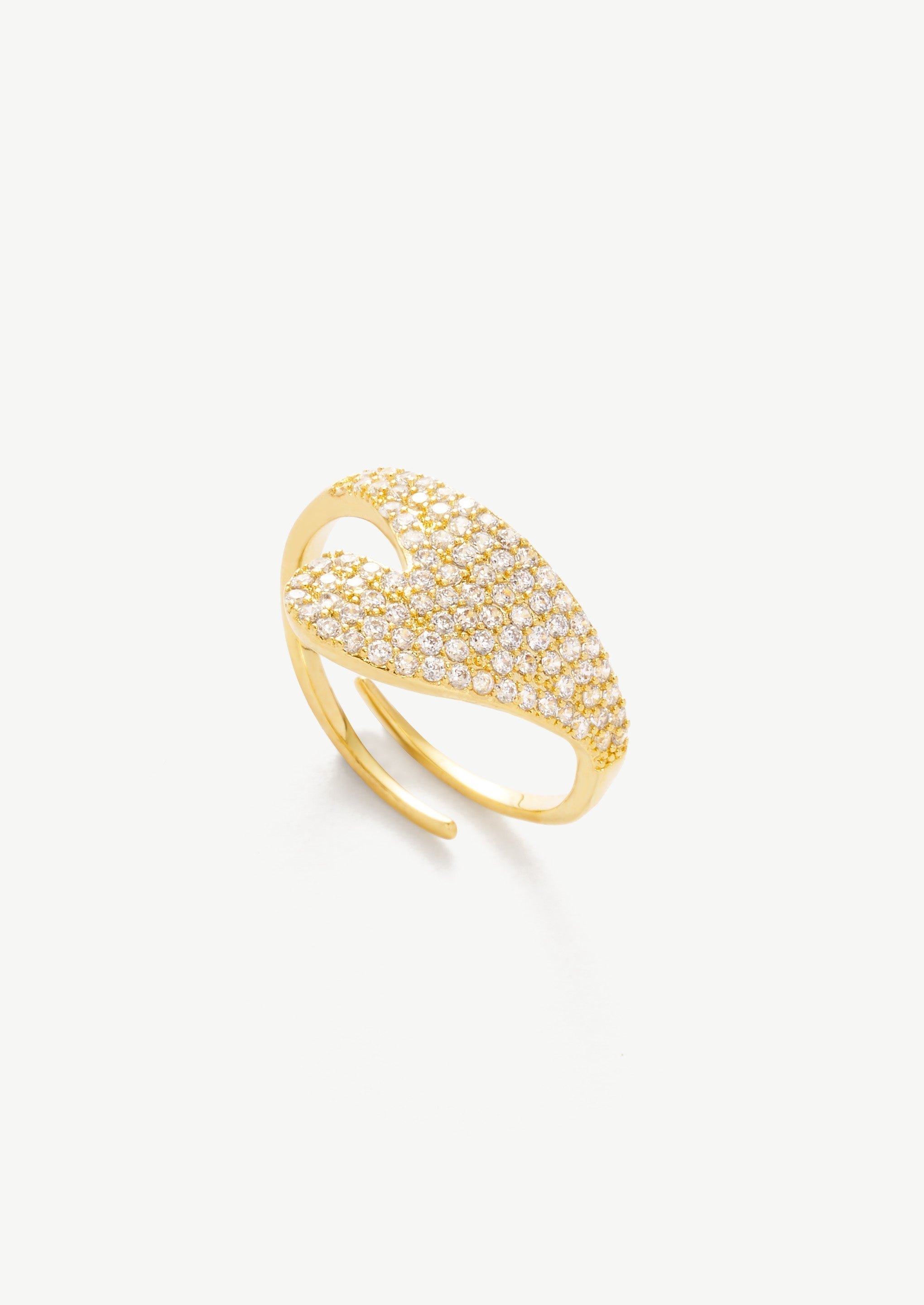Pave Gemstone Ring