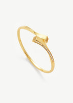 Geometric Bangle Bracelet