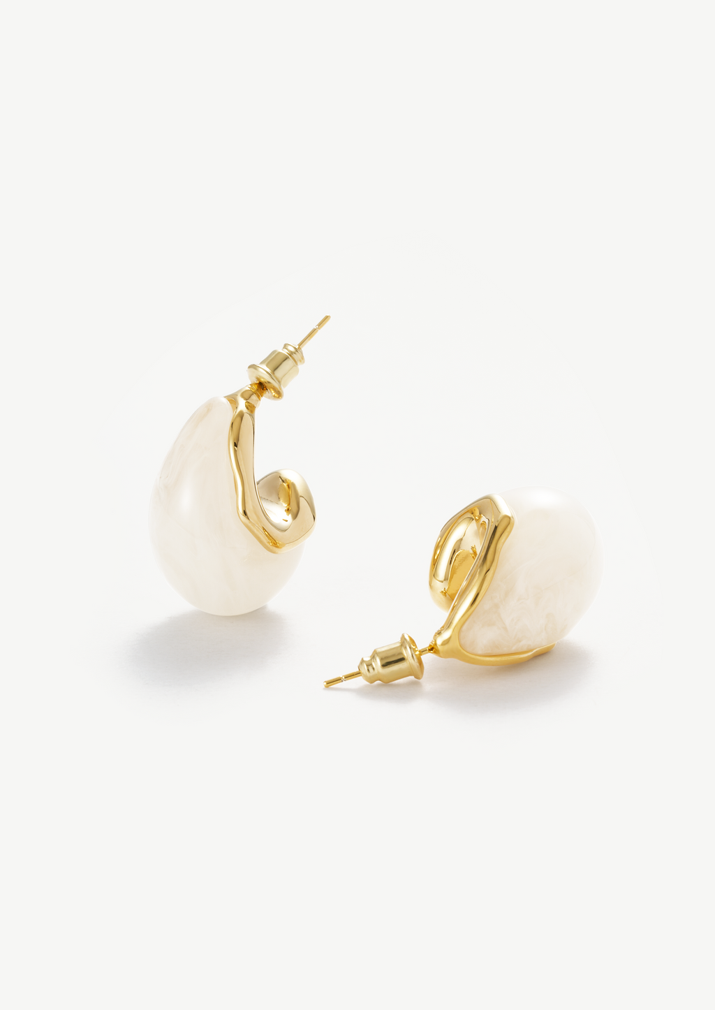 Teardrop Hoop Earrings