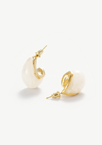 Teardrop Hoop Earrings