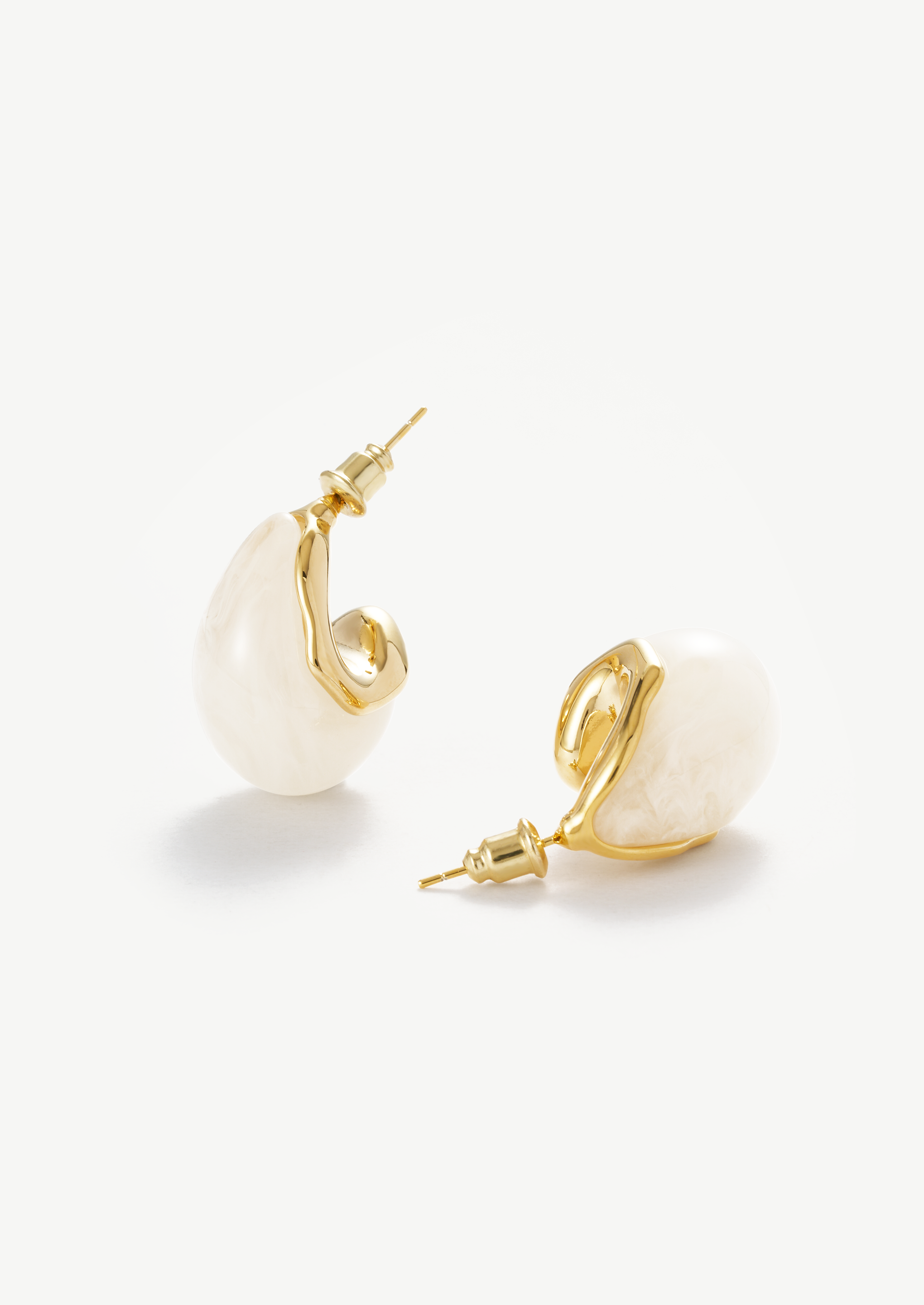 Teardrop Hoop Earrings