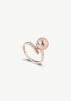 Pave Pearl Ring