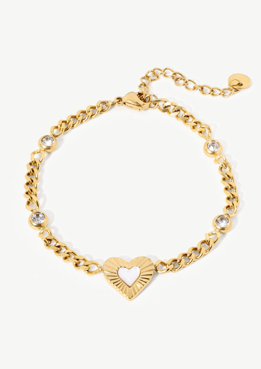 Heart Charm Bracelet