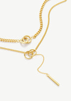 Layered Gold Chain Necklace