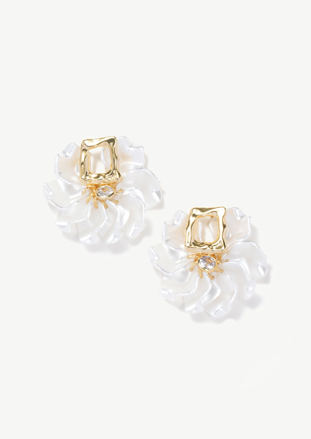 Square Flower Earrings