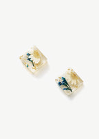 Preserved Flower Stud Earrings