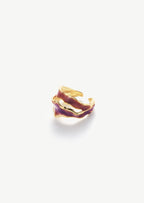 Violet Ripple Gold Ring