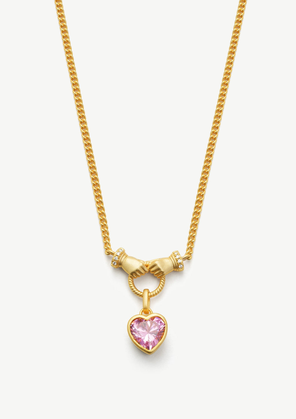 Hands Heart Pendant Necklace