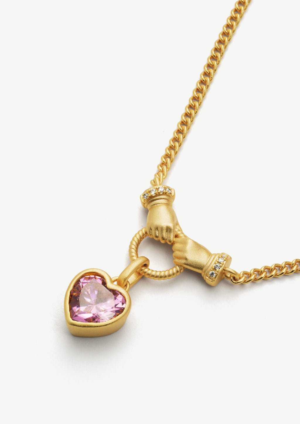 Hands Heart Pendant Necklace