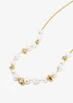Pearl Station Chain Necklace