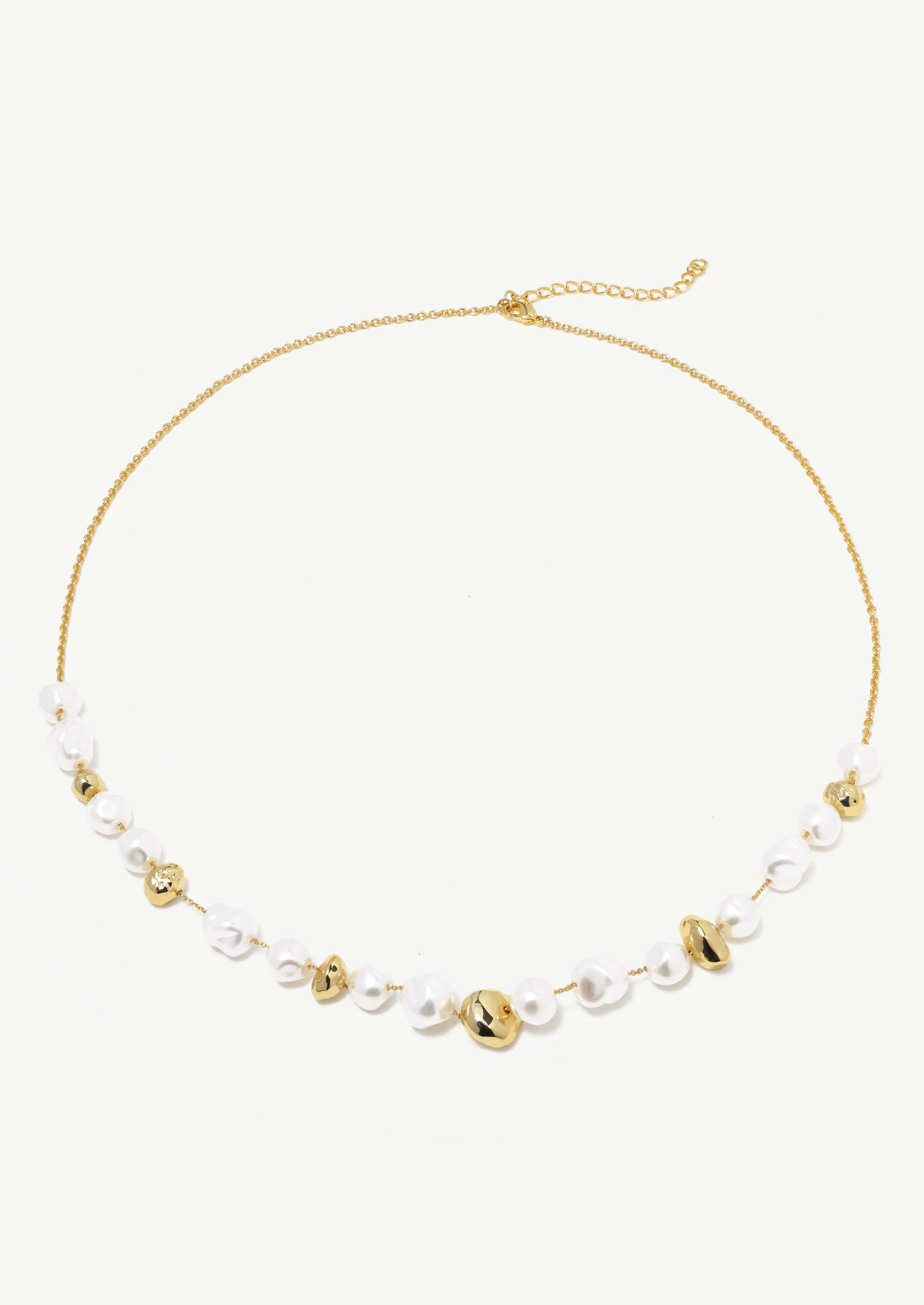 Pearl Station Chain Necklace