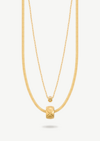 Layered Ring Necklace