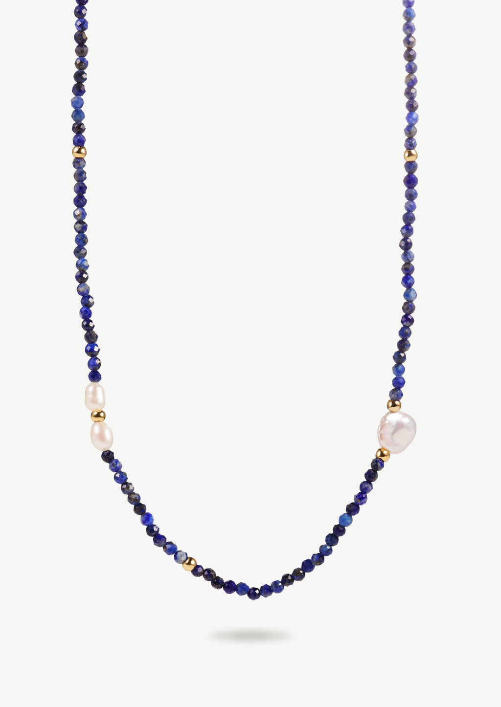 Mini Lazurite Beaded Necklace