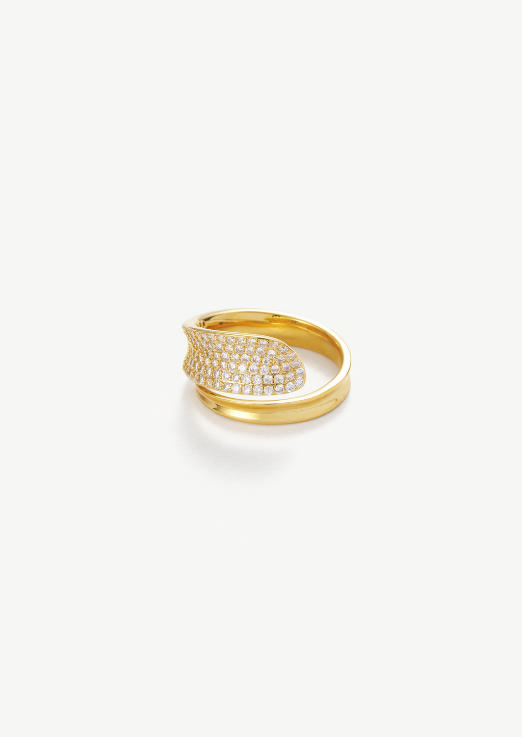 Pave Curve Ring