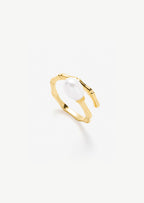Pearl Open Wrap Ring
