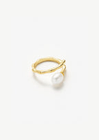 Pearl Open Wrap Ring