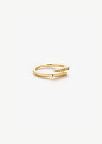 Pave Open Claw Ring
