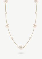 Pearl Station Necklace