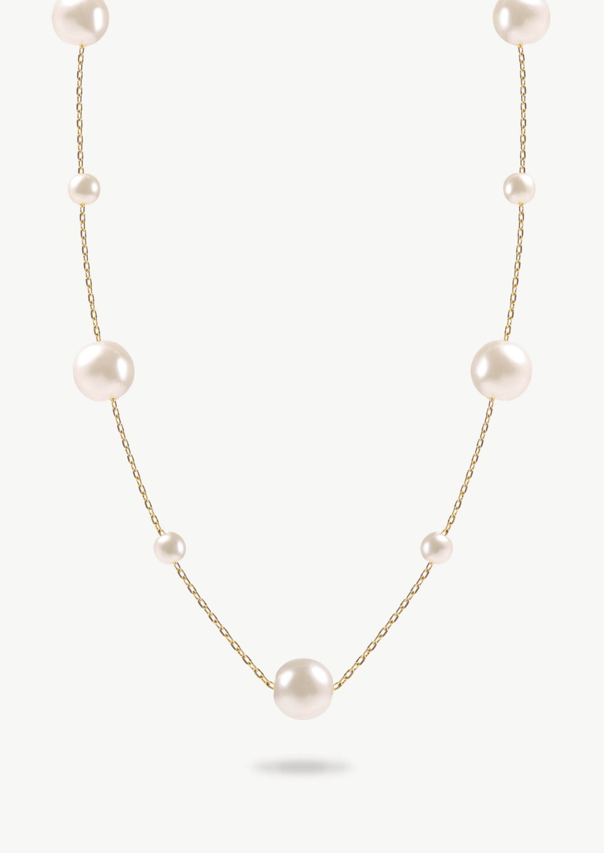 Pearl Station Necklace