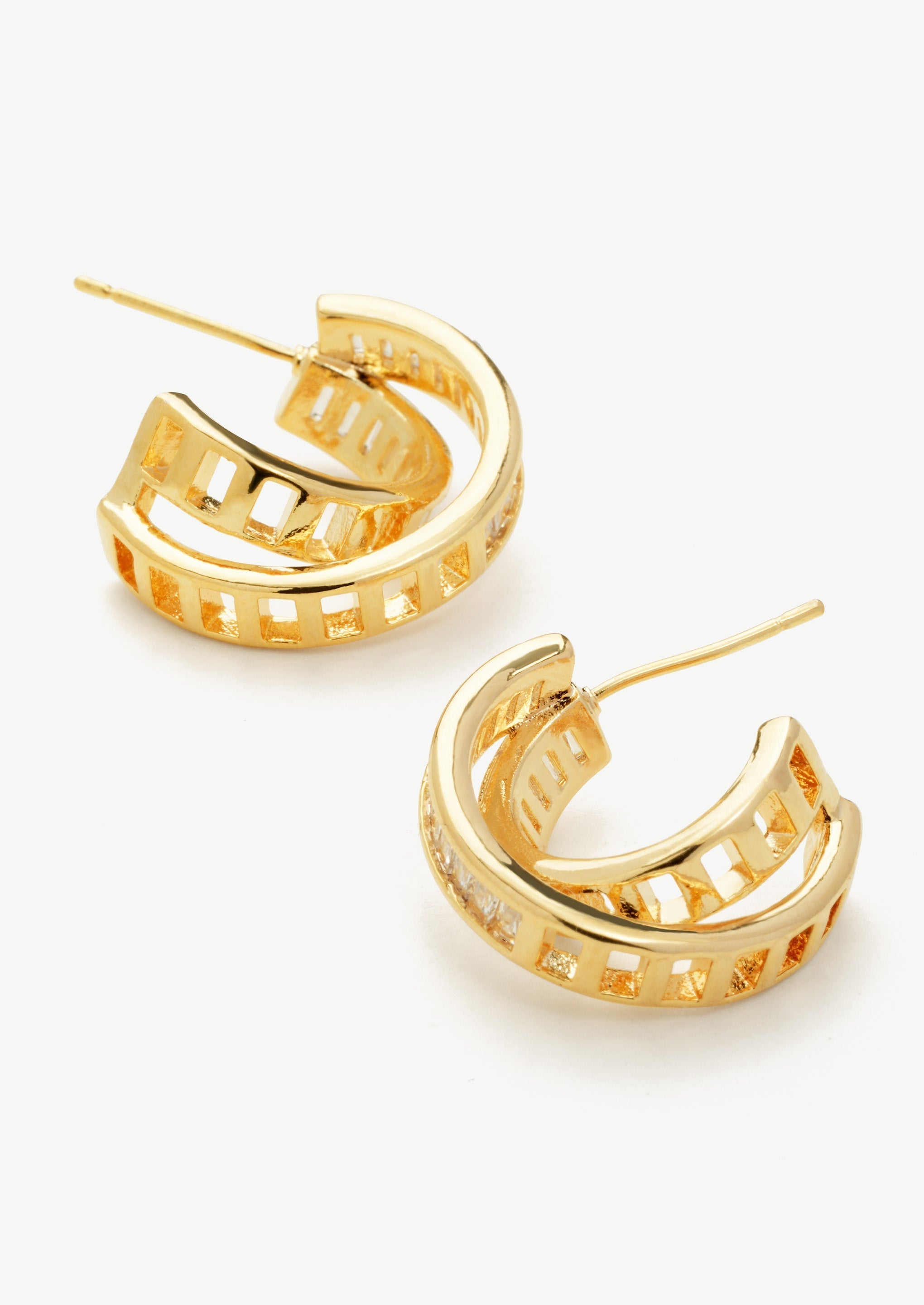 Entwine Double Hoop Earrings