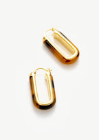 Gradient Square Hoop Earrings