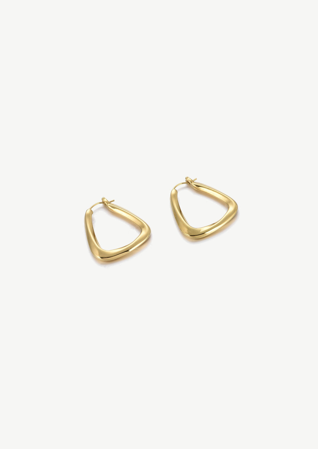 Square Tunnel Hoop Earrings