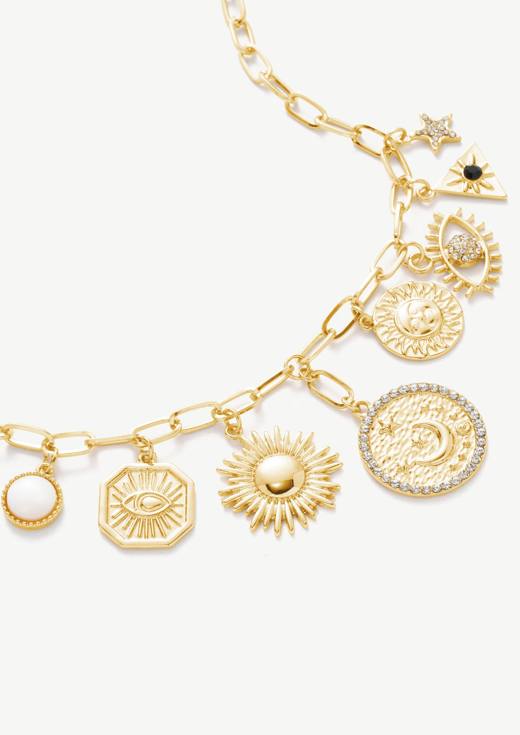 Sun Charm Pendant Necklace