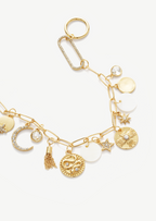 Celestial Charm Gold Bracelet