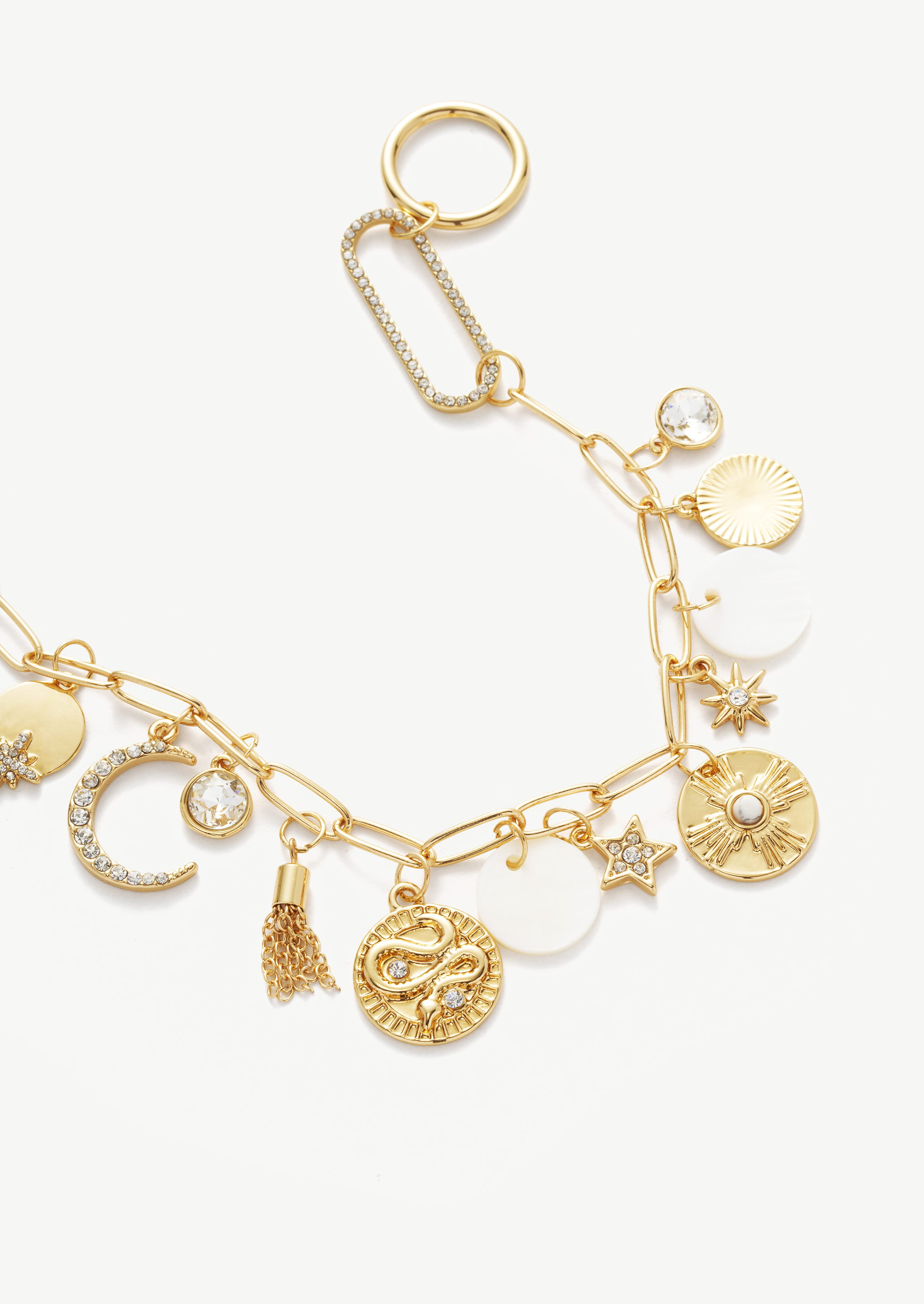 Celestial Charm Gold Bracelet