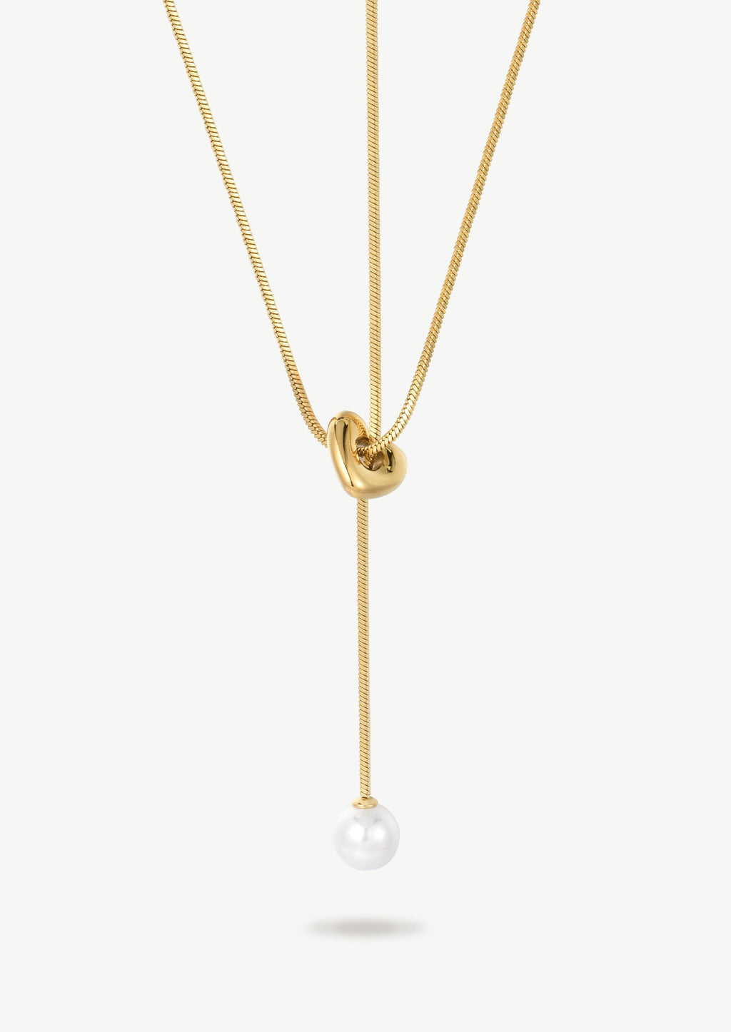 Heart Pearl Pendant Necklace