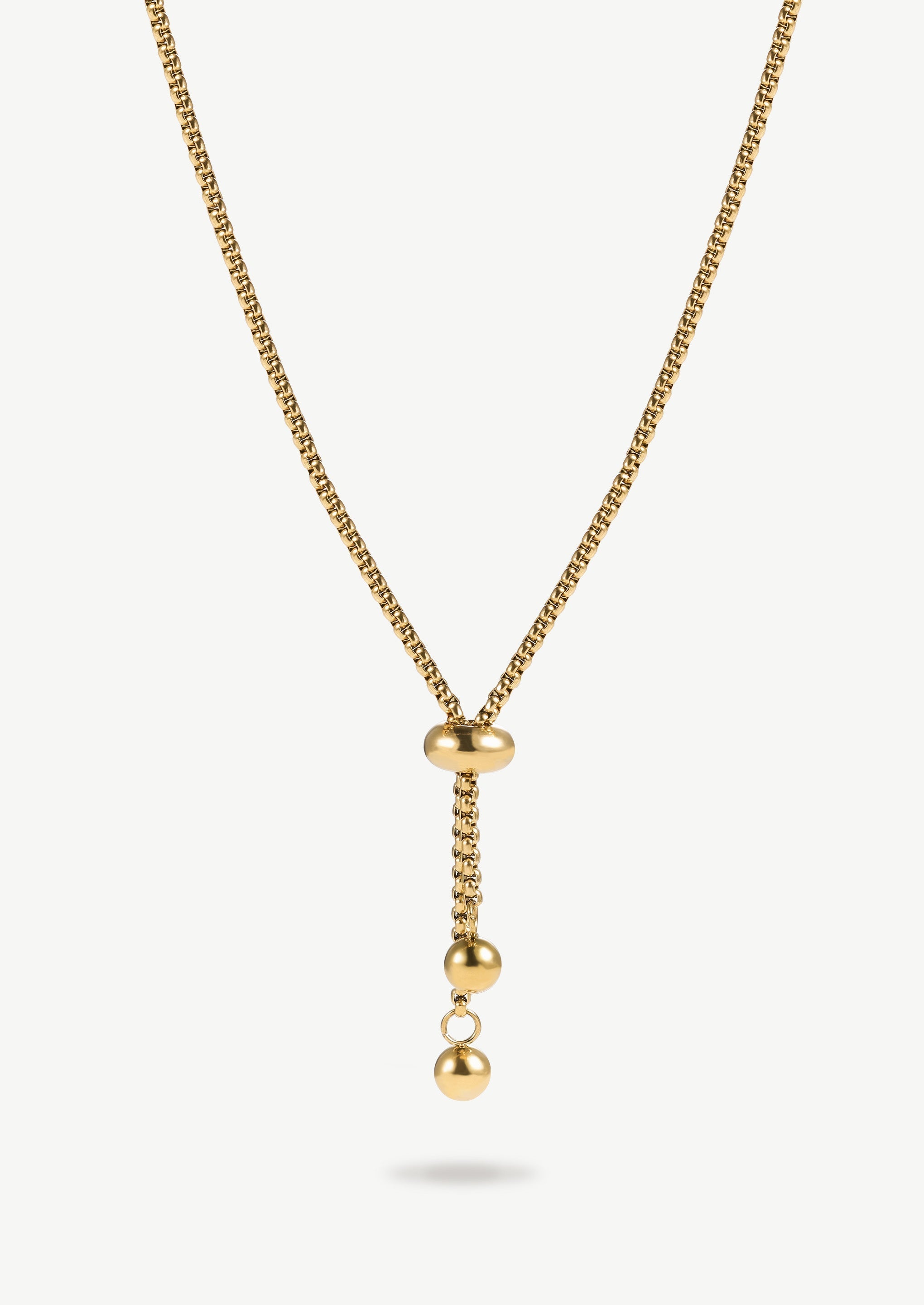 Bold Bead Pendant Necklace