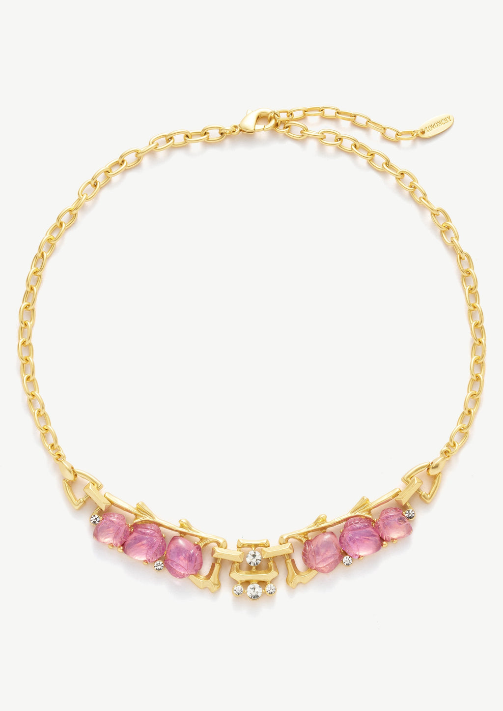 Gemstone Gold Chain Necklace