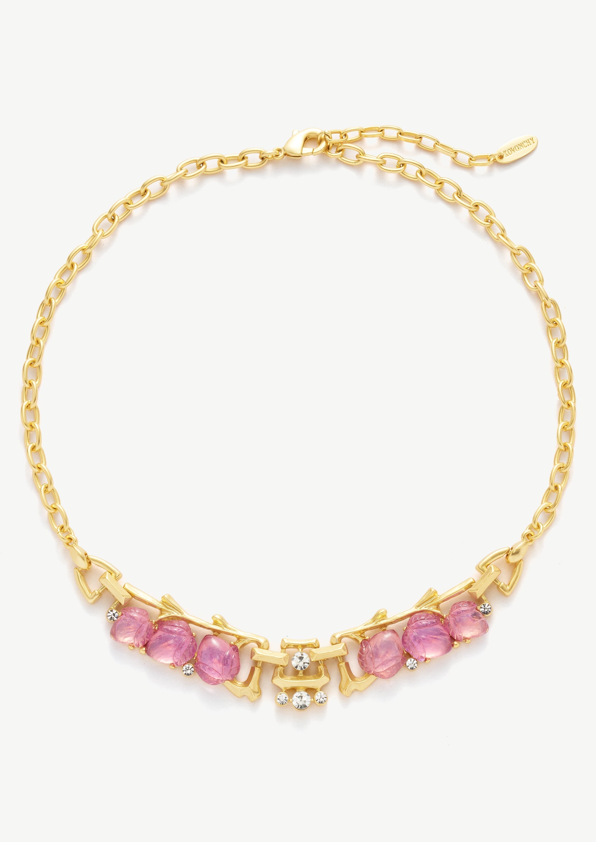 Gemstone Gold Chain Necklace