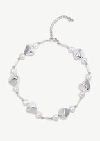 Pearl Stone Beaded Necklace