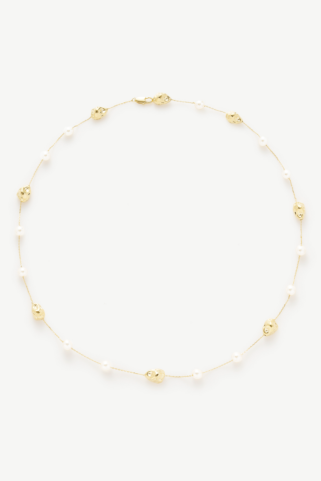 Pearl Textured Bead Necklace