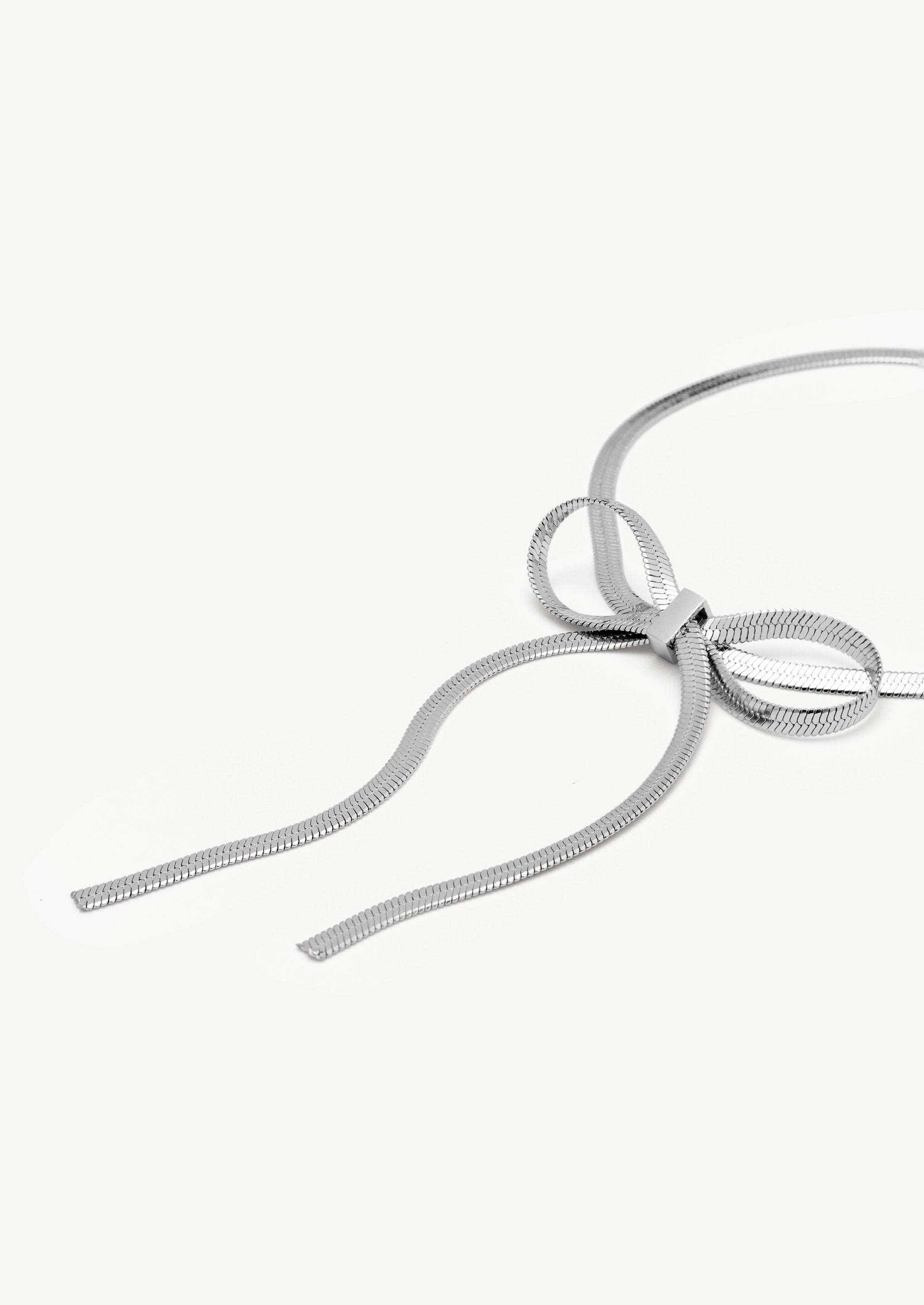 Bow Snake Chain Bracelet