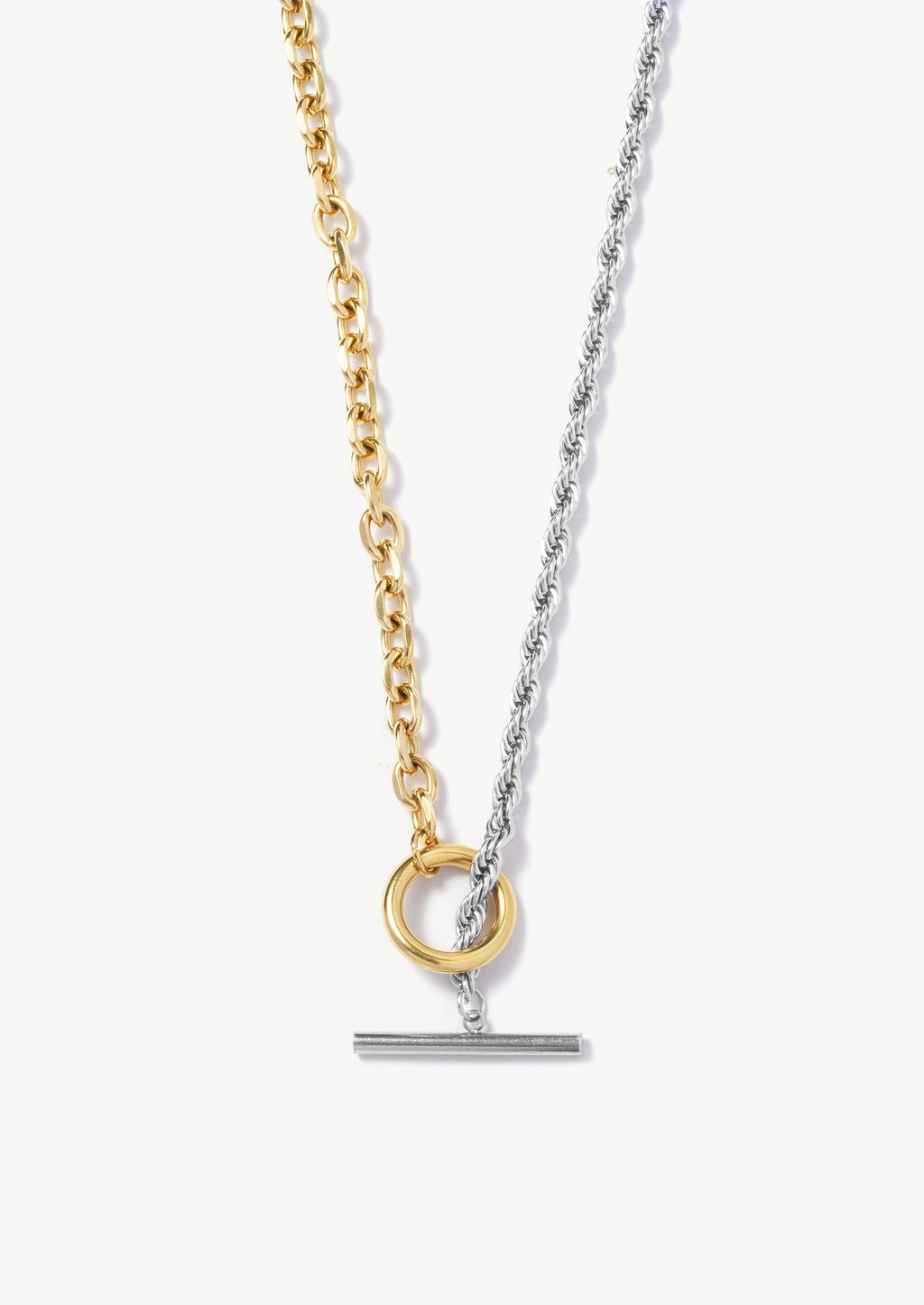 Mixed Paperclip Necklace