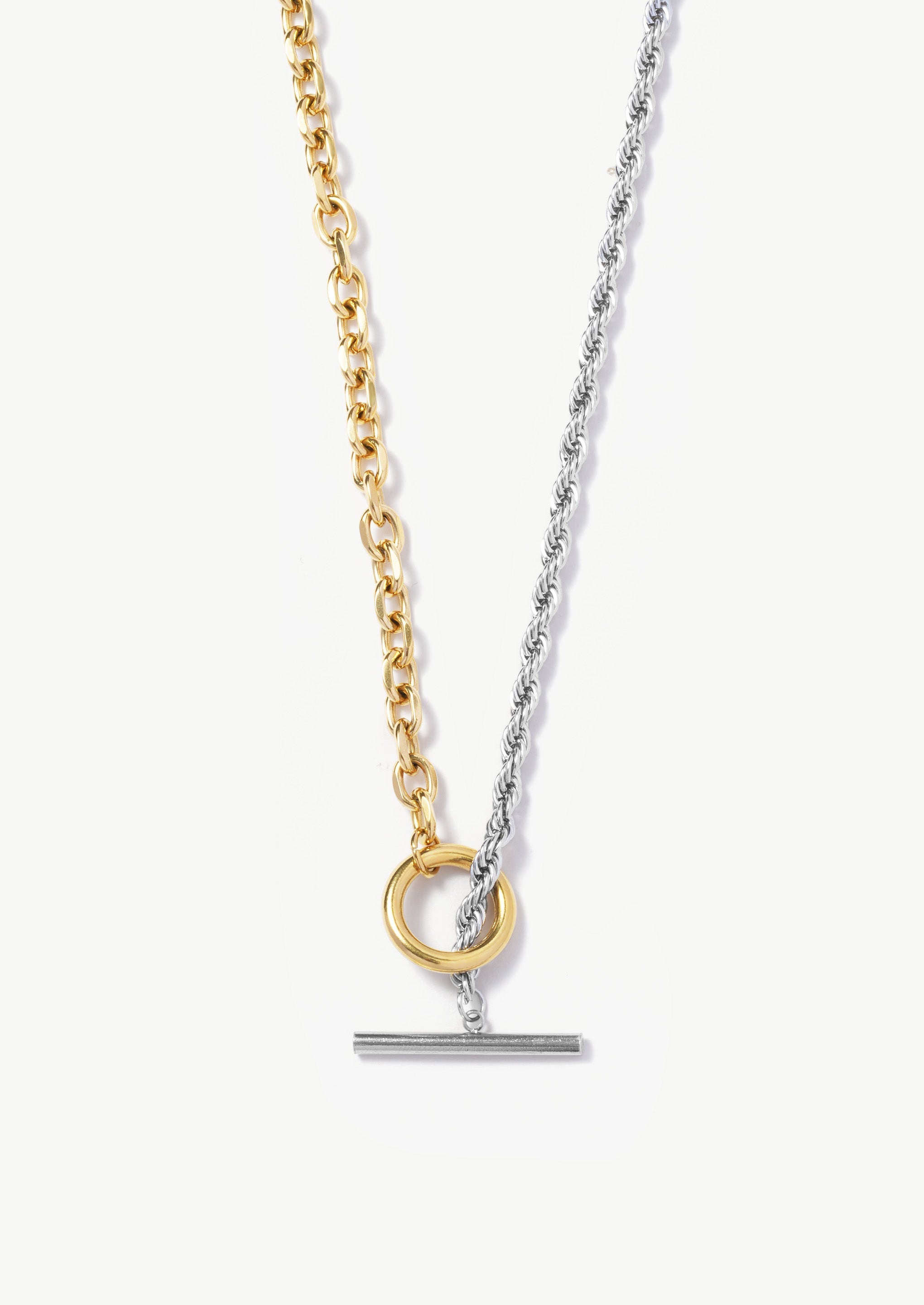 Mixed Paperclip Necklace