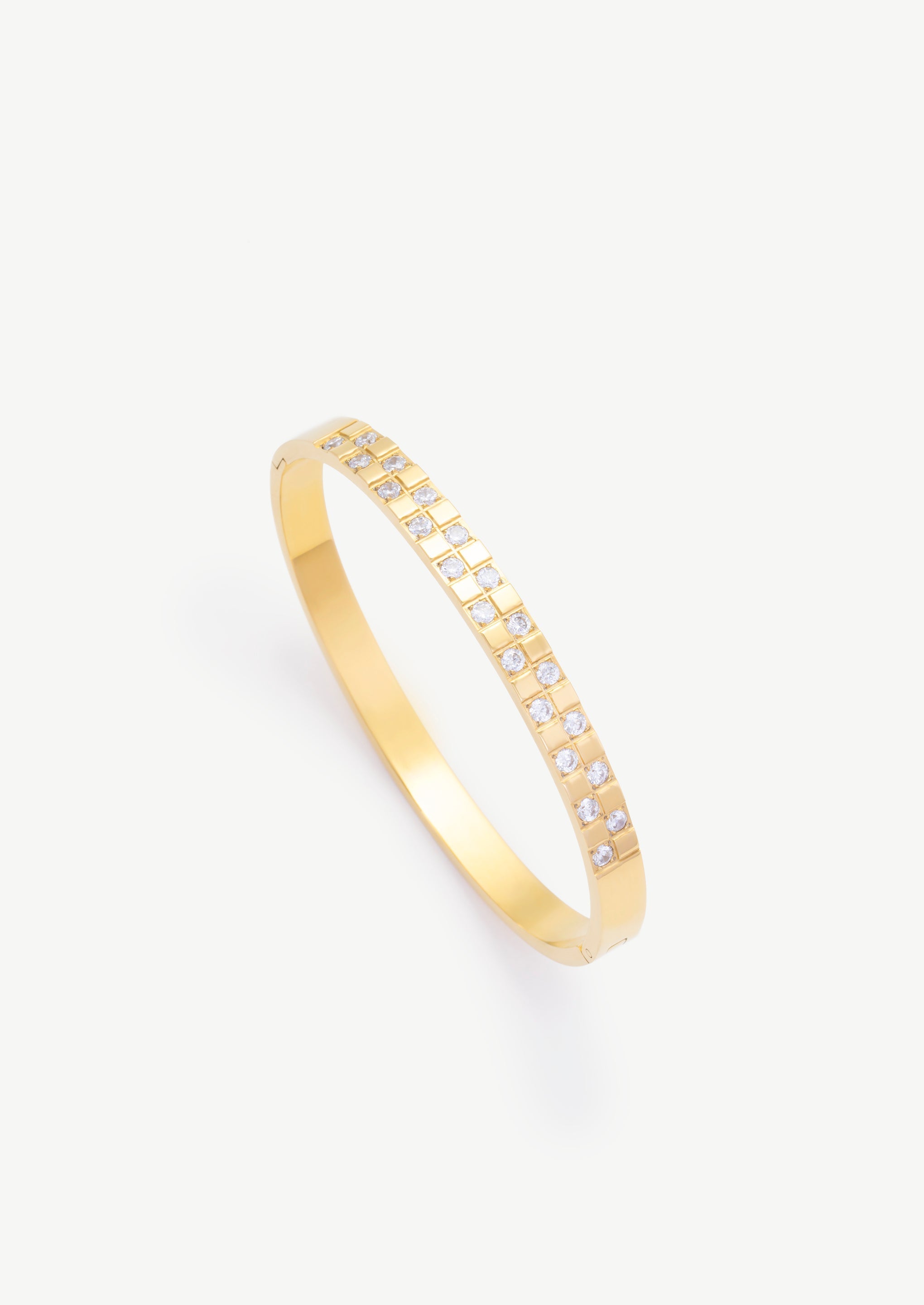 Checkerboard Bangle Bracelet