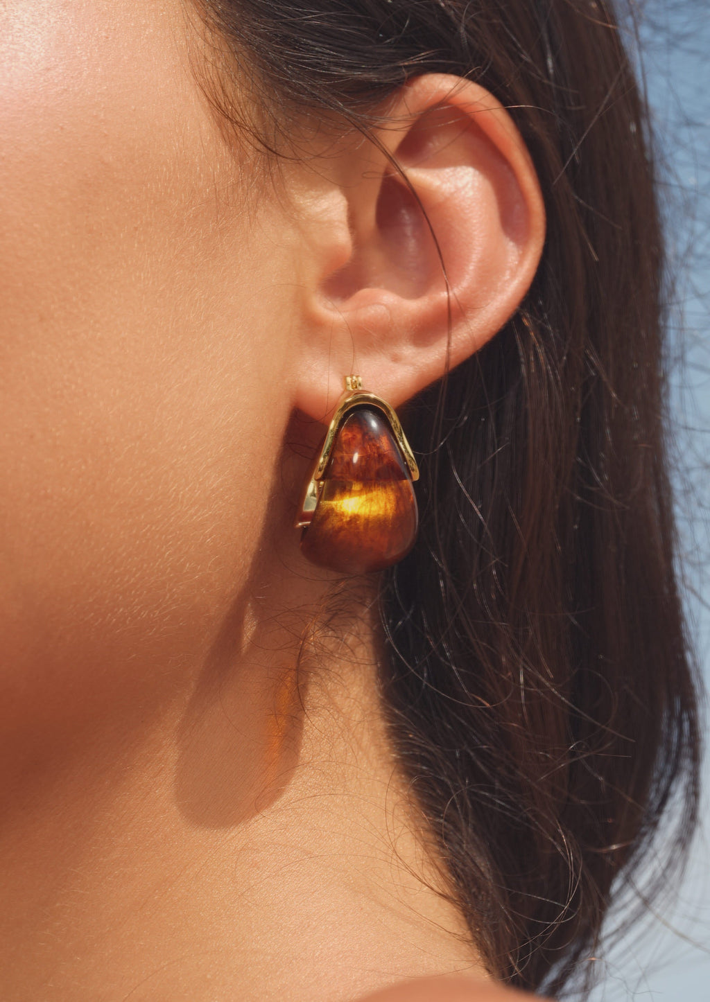 Sculptural Hoop Earrings