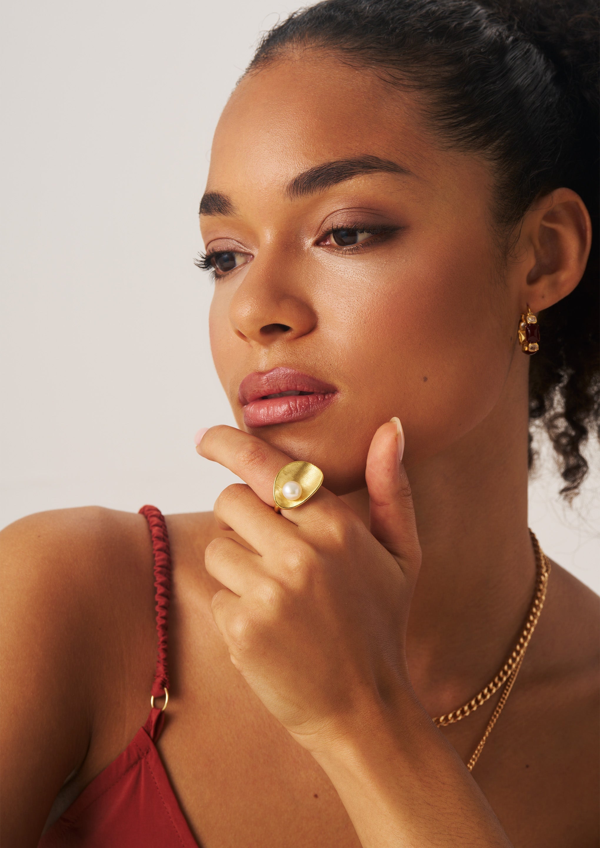 Pearl Statement Ring