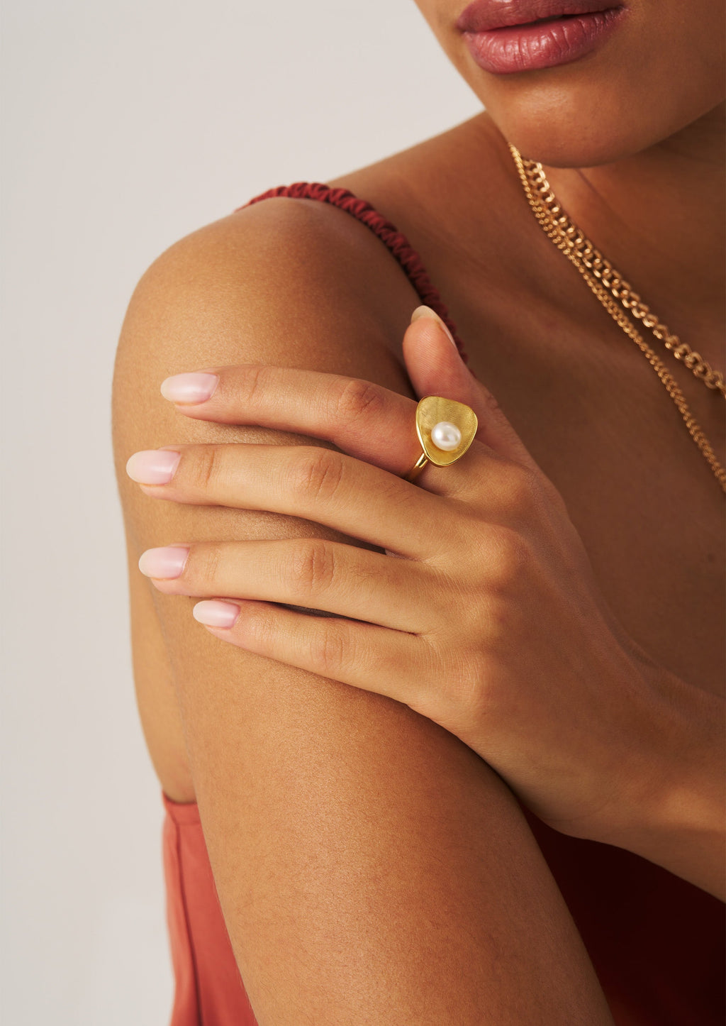 Pearl Statement Ring